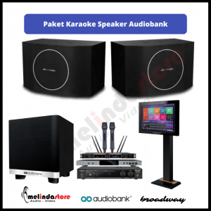 Paket Karaoke Speaker Audiobank | Lengkap